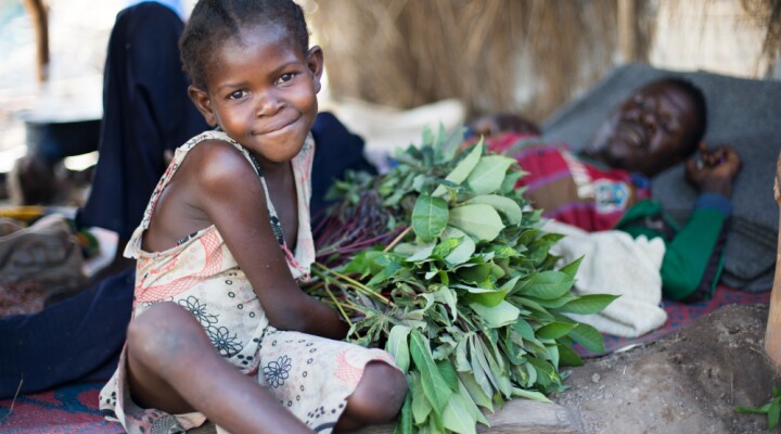  This batch of cassava leaves is the first meal Rita and her family will have today. ?We will remove the leaves, put them in boiling water and add salt. We only have leaves to eat, because we have not received any other food?, her mother Fatra Omar explains. This was the day before the food distribution. CC BY-NC-ND / ICRC / Mari Aftret Mortvedt 