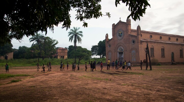  After dinner, kids in the village gathers to play football in front of the old church. CC BY-NC-ND / ICRC / Mari Aftret Mortvedt Share on Twitter Share on Facebook