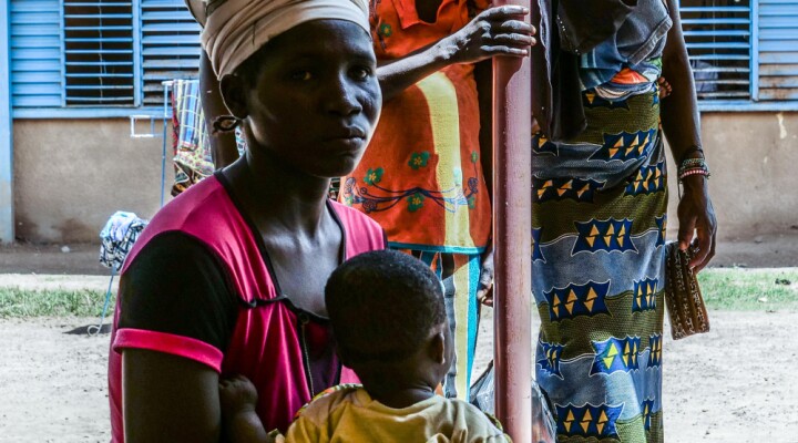 Women and children make up the overwhelming majority of patients at the Barsalogho medical centre. "We are left to ourselves," Salamata Ouedraogo, a patient at the medical center.