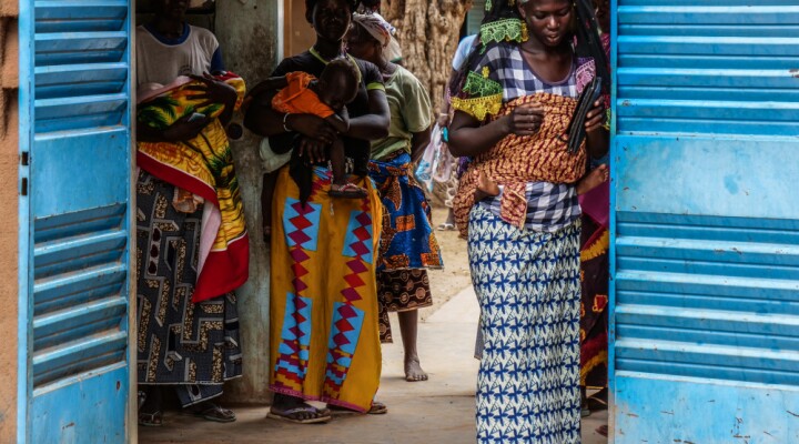 Women and children make up the overwhelming majority of patients at the Barsalogho medical centre. "We are left to ourselves," Salamata Ouedraogo, a patient at the medical center.