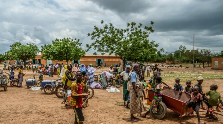 Barsalogho is the main rallying point for people fleeing violence in the Centre-North region of Burkina Faso. "The community currently hosts more than 35,000 people and there are constant new arrivals, who walk up to 65km to come here," says Adama Sawadogo, volunteer at the Burkinabè Red Cross.