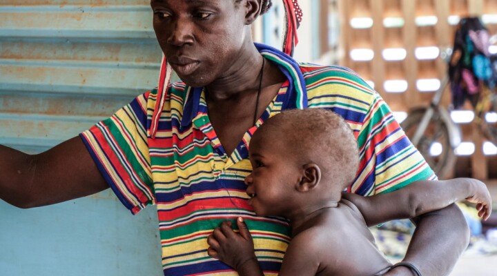 Women and children make up the overwhelming majority of patients at the Barsalogho medical centre. "We are left to ourselves," Salamata Ouedraogo, a patient at the medical center.