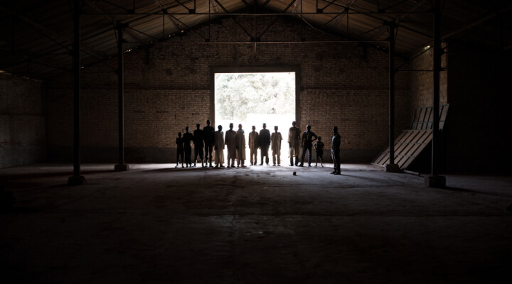 In Zemio, in south-eastern CAR, herders who have lost their livestock wait to receive food.   Florent Vergnes/ ICRC