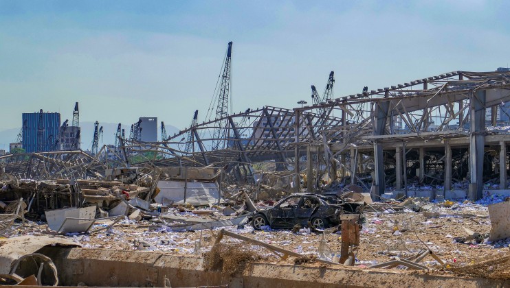 Beirut Port, destruction of stock
