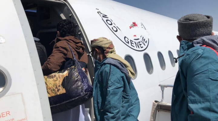 2. Sana'a detainees departing